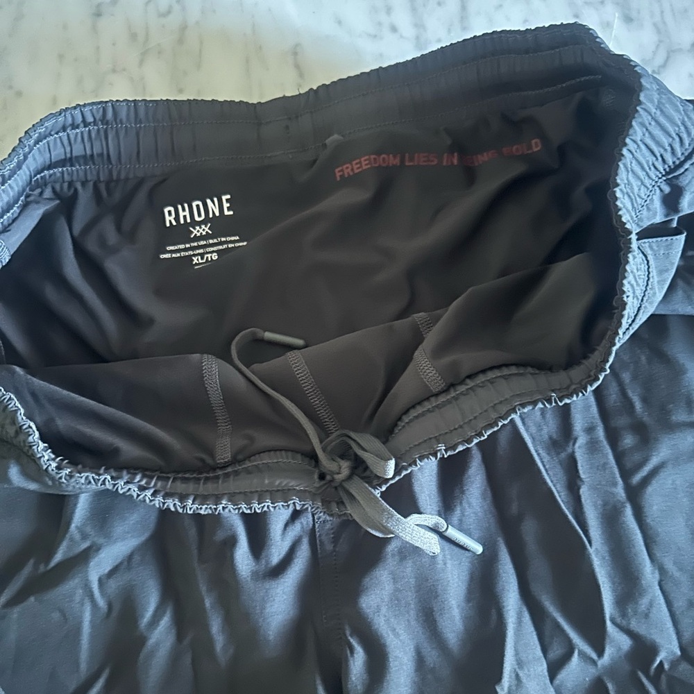 Rhone Men’s Athletic Shorts w/ Built-In Compression Liner – Size XL - Picture 10 of 11